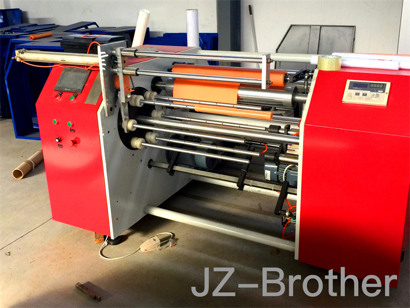 Coreless baking paper rewinder