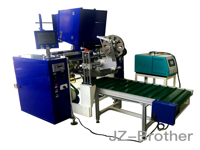 Automatic aluminumm foil & baking paper rewinder JZ-500L-4