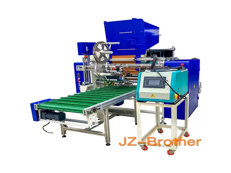 Automatic aluminumm foil & baking paper rewinder JZ-500L-4