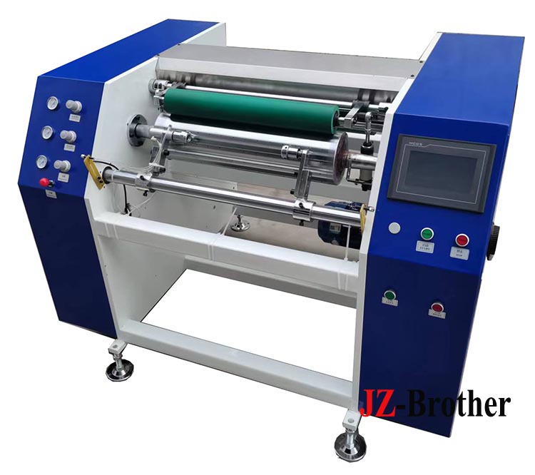 Manual cling film rewinder