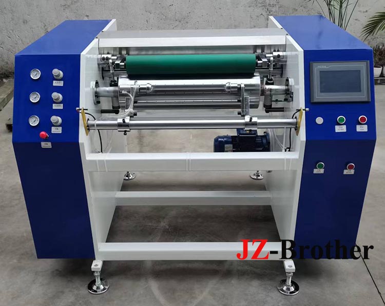 Manual cling film rewinder