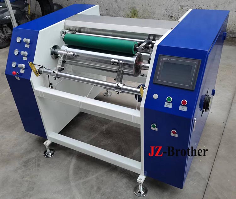 Manual cling film rewinder