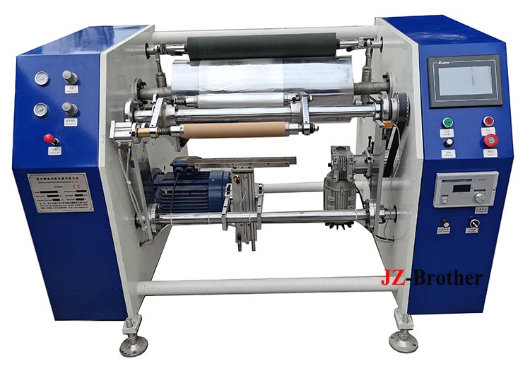 Semi-auto aluminum foil rewinder