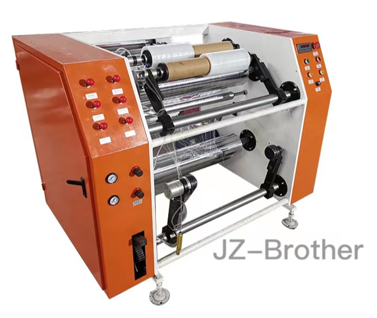 Semi-auto Stretch Film Rewinder & Slitter JZ-500F