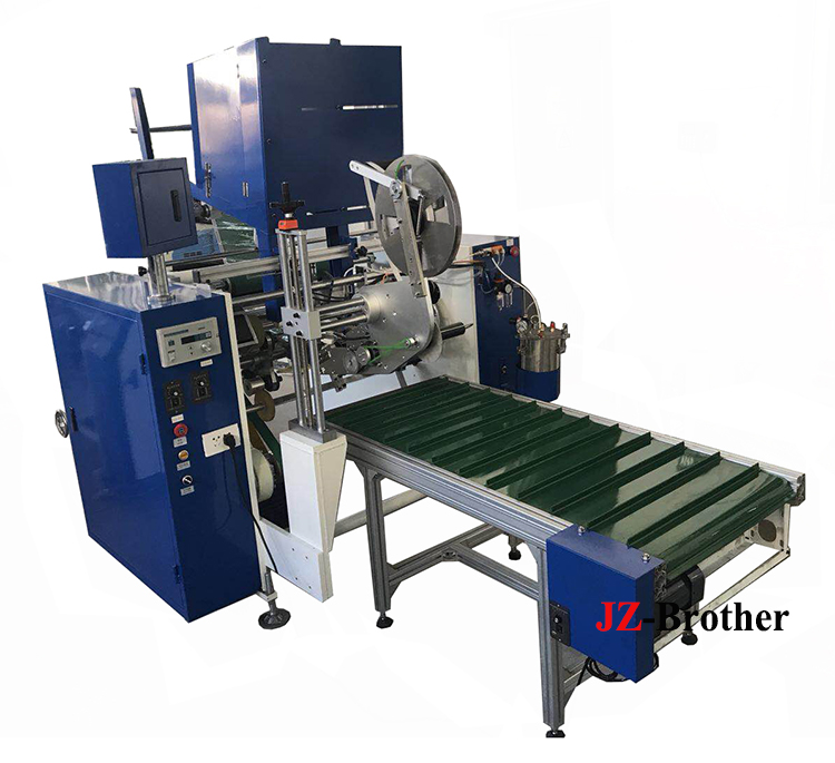 Automatic Aluminium Foil Rewinder(water glue+auto label)