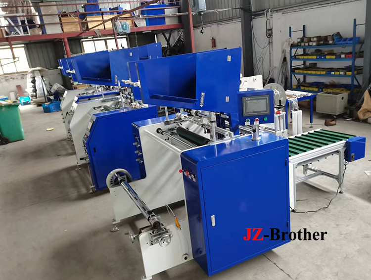 Automatic Aluminium Foil Rewinder(water glue+auto label)