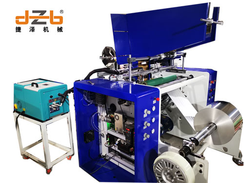 Automatic foil and baking paper rewinder with the dotting line JZ-500L-4D