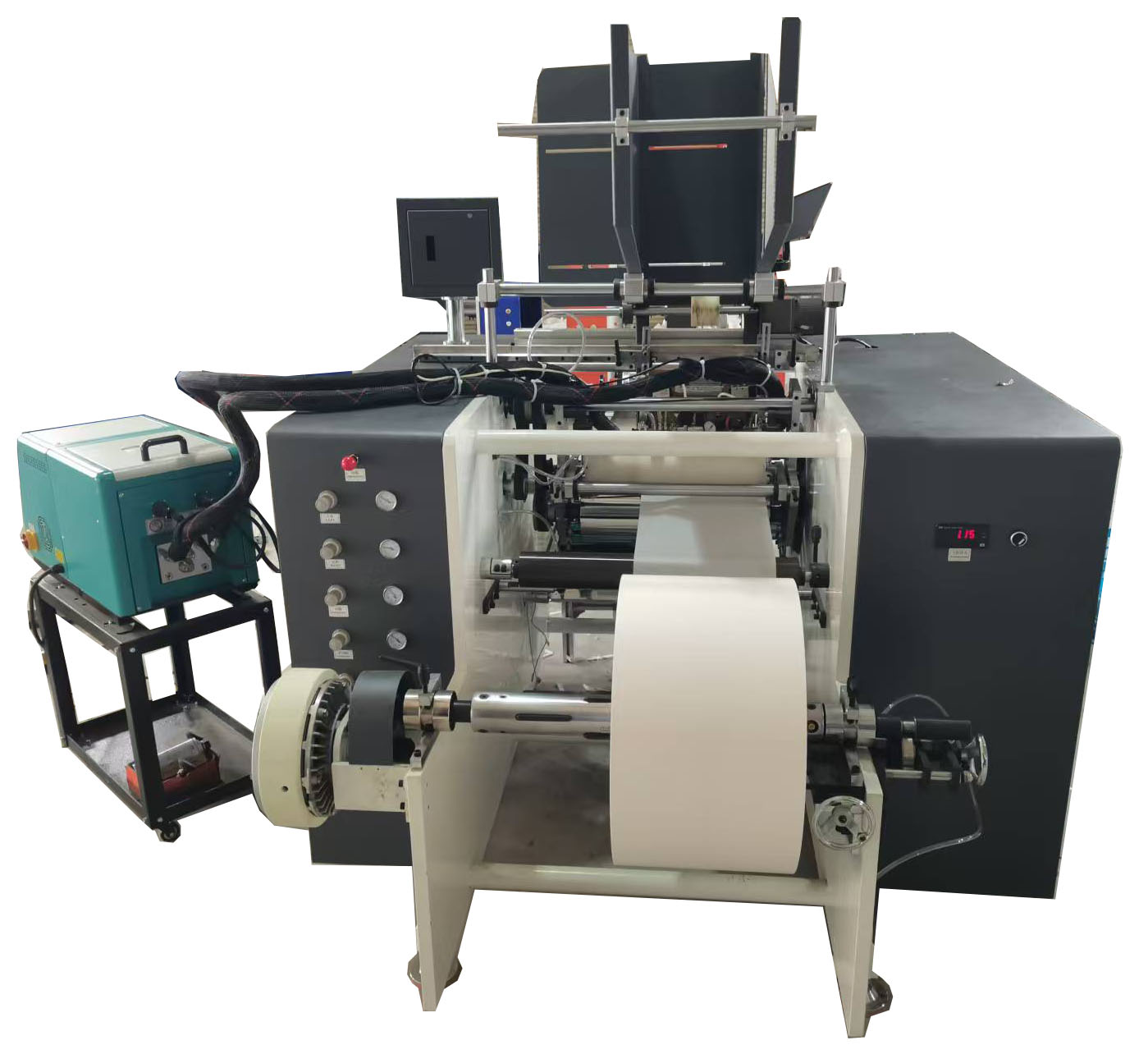 6-shaft aluminum foil and baking paper rewinder