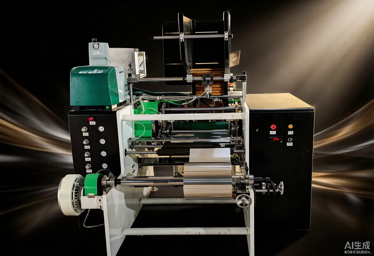 6-shaft aluminum foil rewinder