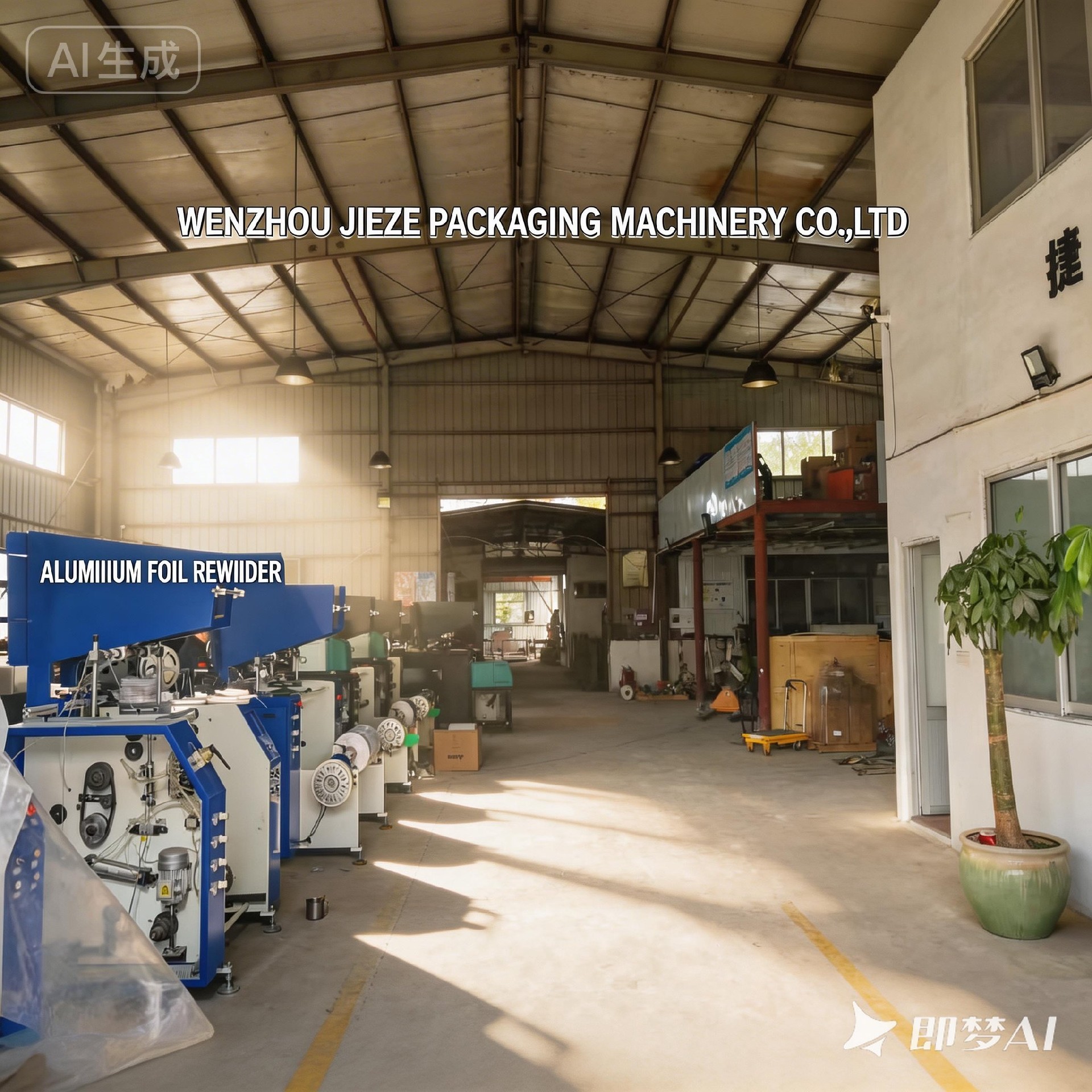 Our 2,000m² manufacturing facility with precision CNC machining equipment